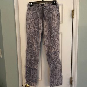 Snakeskin Jaanuu scrub pants